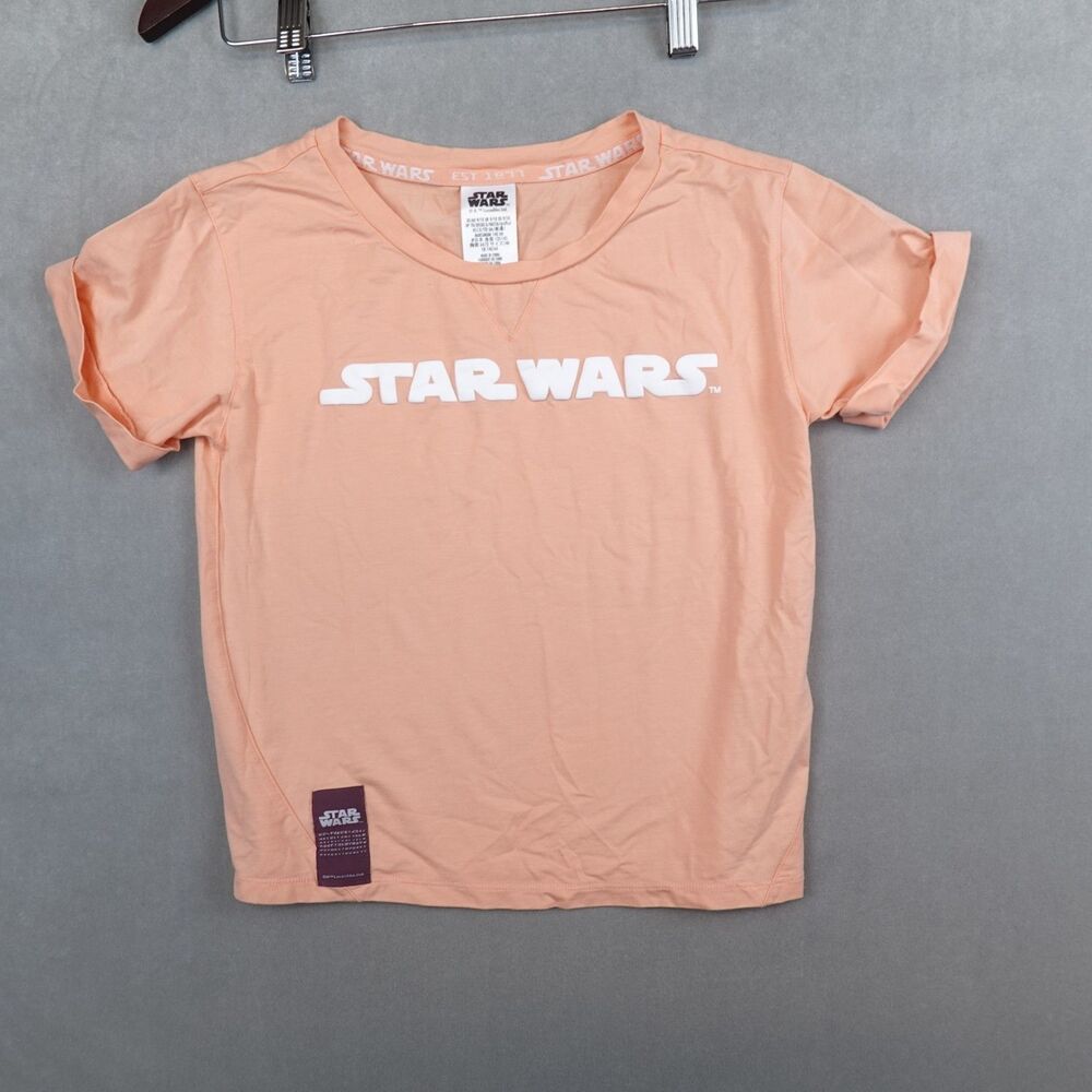 Disney StarWars LUCASFILM MODLAR Soft T Shirt Girls 9/10 Coral